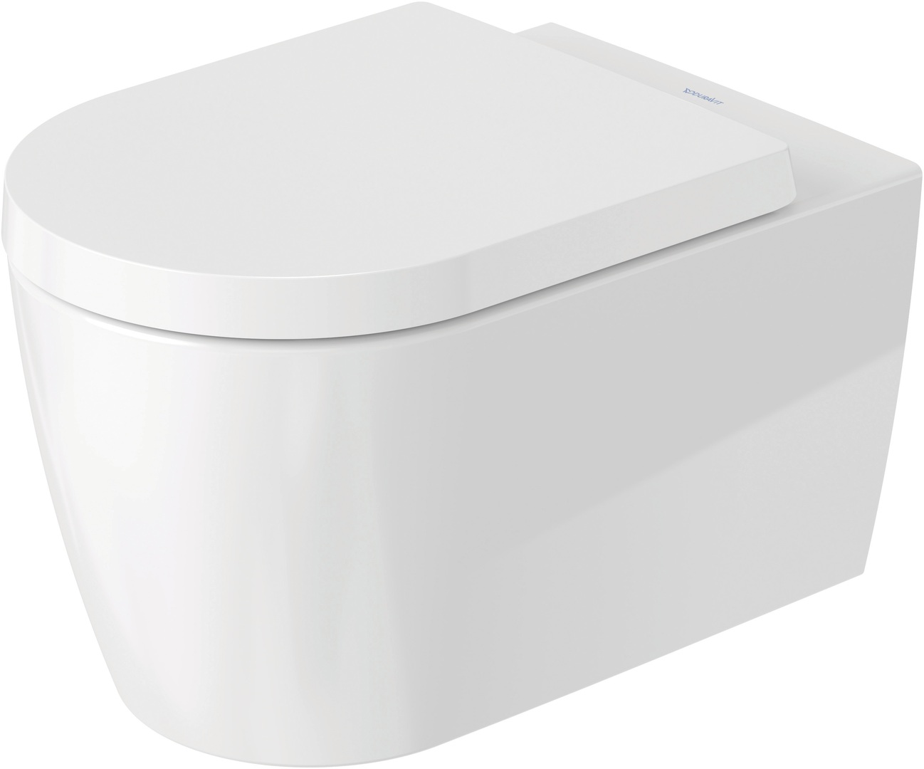 Duravit Starck Me randloos toilet met softclose zitting wit glans