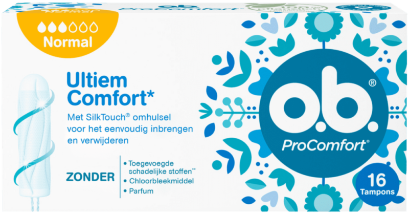 O.B. Tampons ProComfort Normal 16 stuks