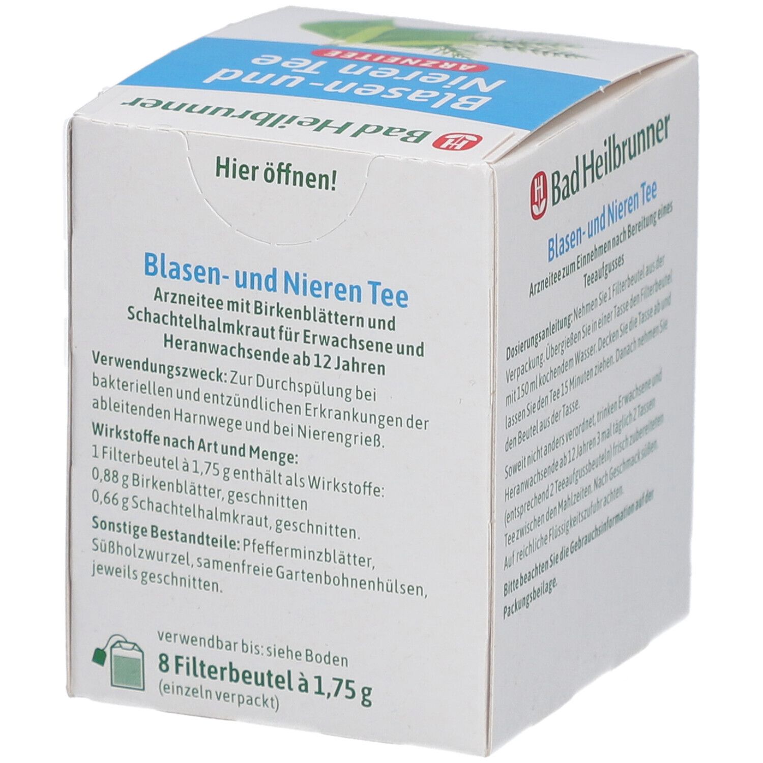 Bad Heilbrunner® Blasen- und Nieren Tee