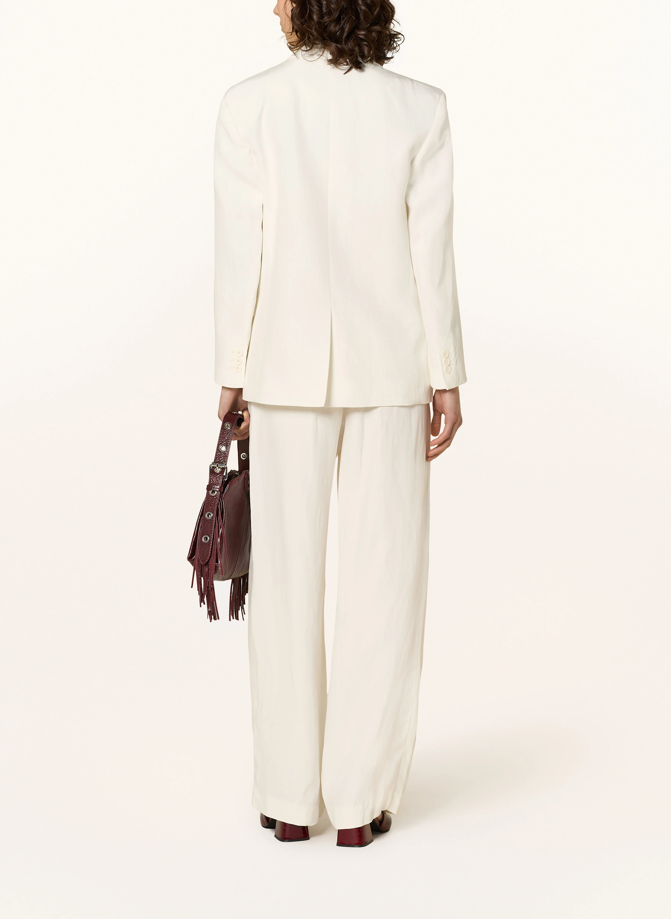maje Blazer VIVALU mit Leinen
