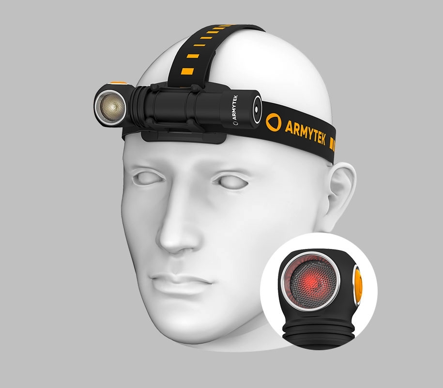 Armytek Wizard C2 WR Magnet USB Multifunktionstaschenlampe warmes Licht mit Rotlicht-Funktion