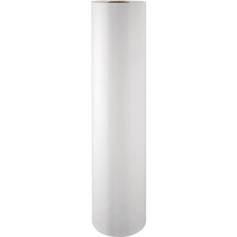 Rouleau de papier kraft blanc 200 x 1 m