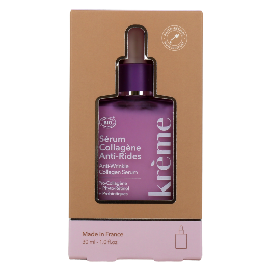 Krème Sérum Collagène Anti-Rides Bio pour peaux sensibles et matures