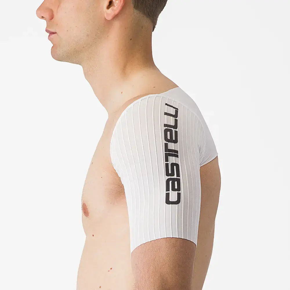 Castelli Bolero Short Sleeves Wit Heren