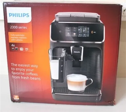 Philips Series 2300 EP2336 - Automatisk kaffemaskine med mælkeskummer - 15 bar - sort/krom