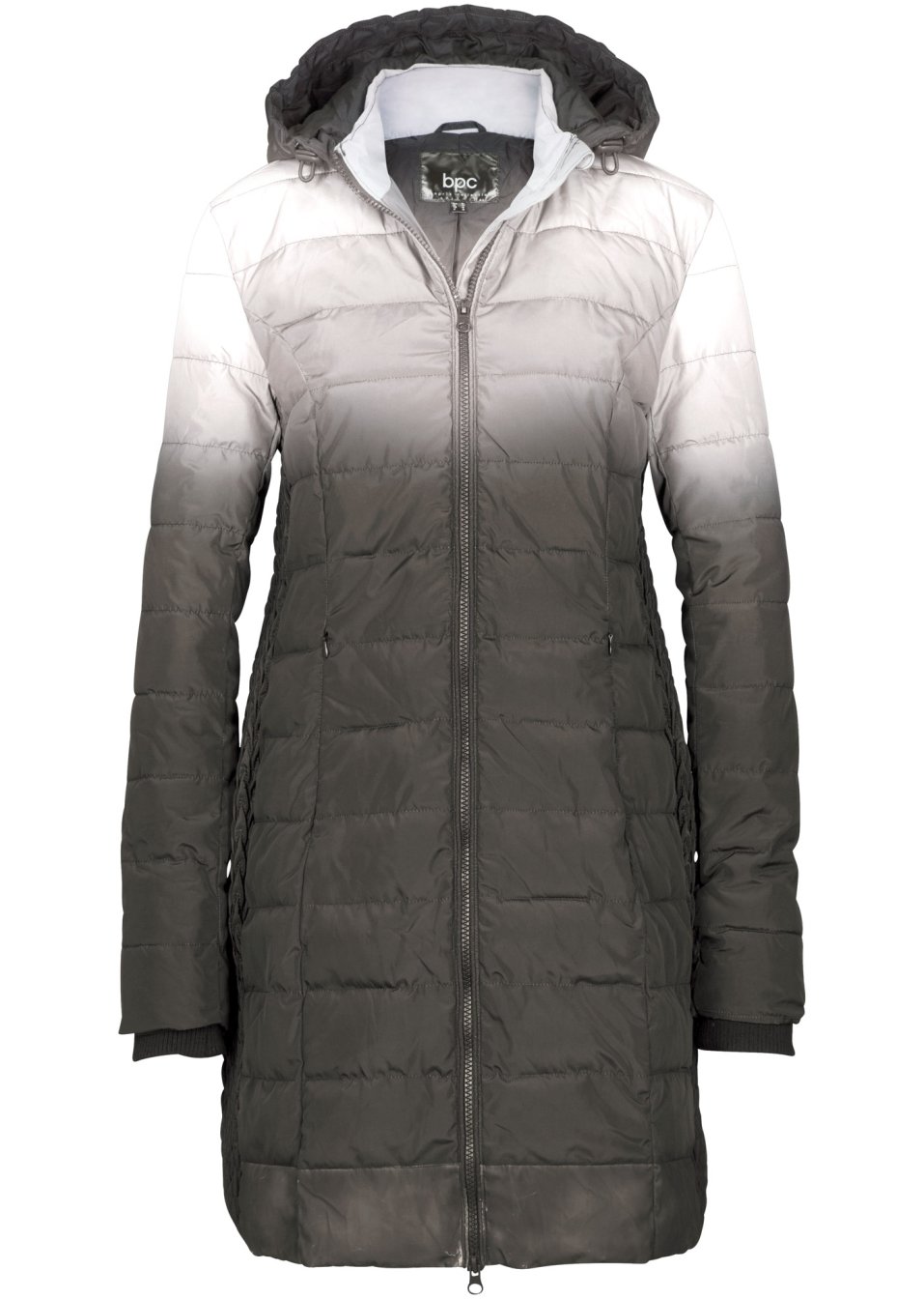 Veste matelassée avec dégradé de couleur
