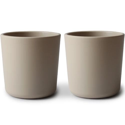 Mushie kinderbekers vanilla - 2st