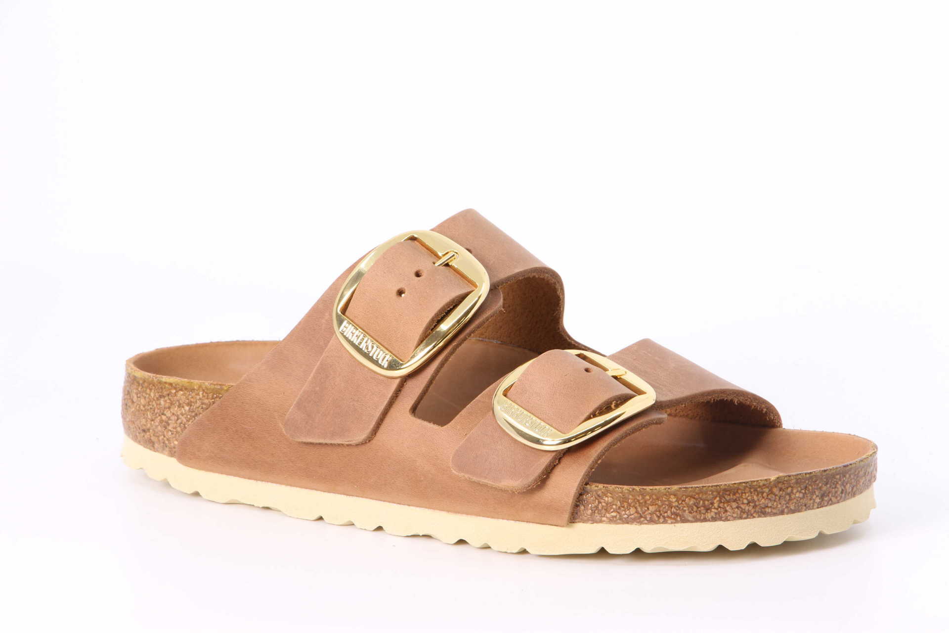 Birkenstock Arizona Big Buckle schmal cognac