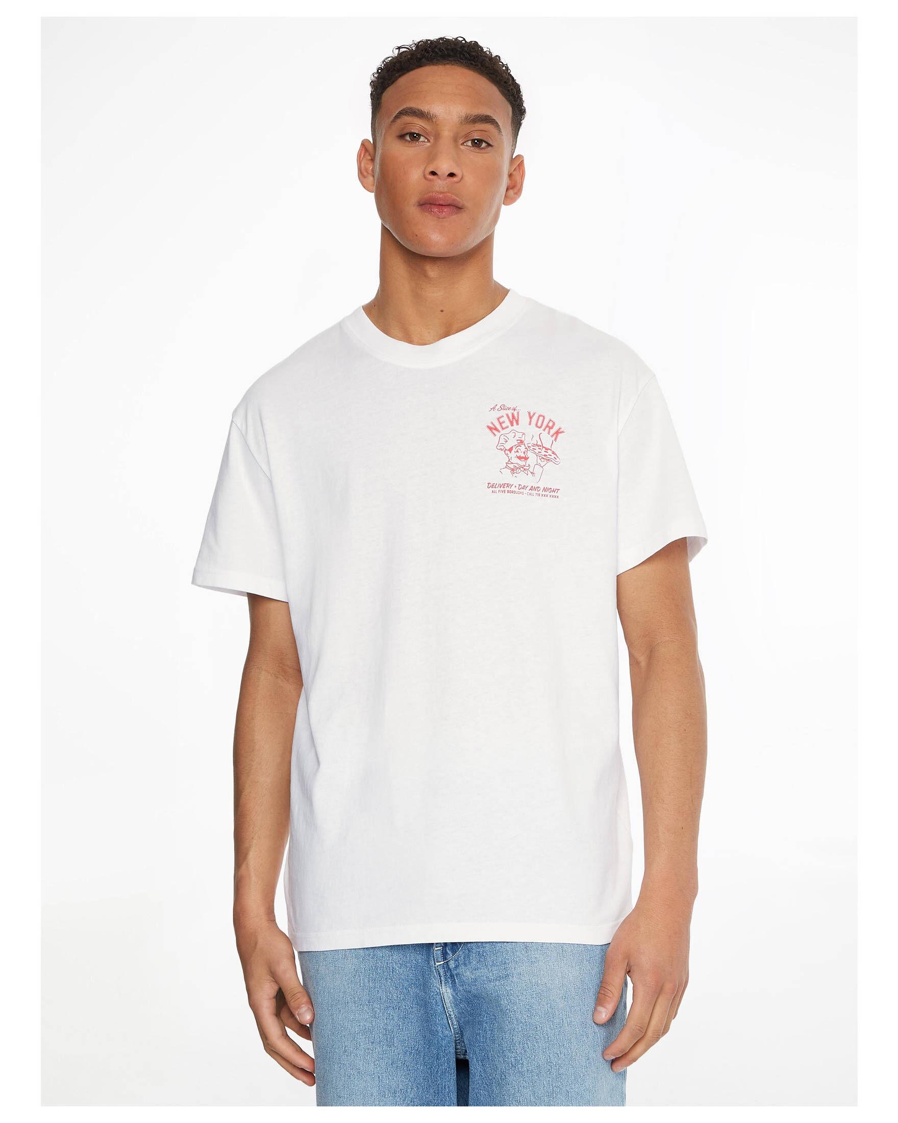 Tommy Jeans| Herren T-Shirt BEST PIZZA TEE