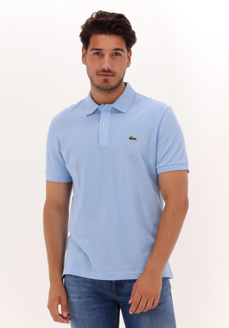 LACOSTE lichtblauwe lacoste polo 1hp3 men's s/s polo 1121