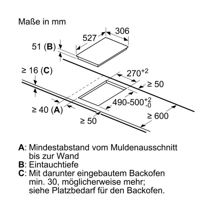 Bosch Modul Kochfeld PIB375FB1E