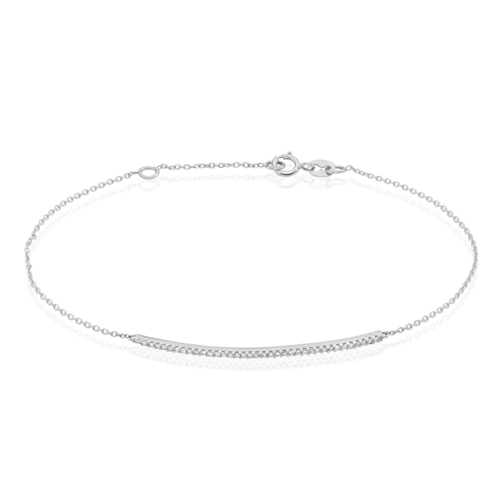 Bracelet Or Blanc Nalania Diamant