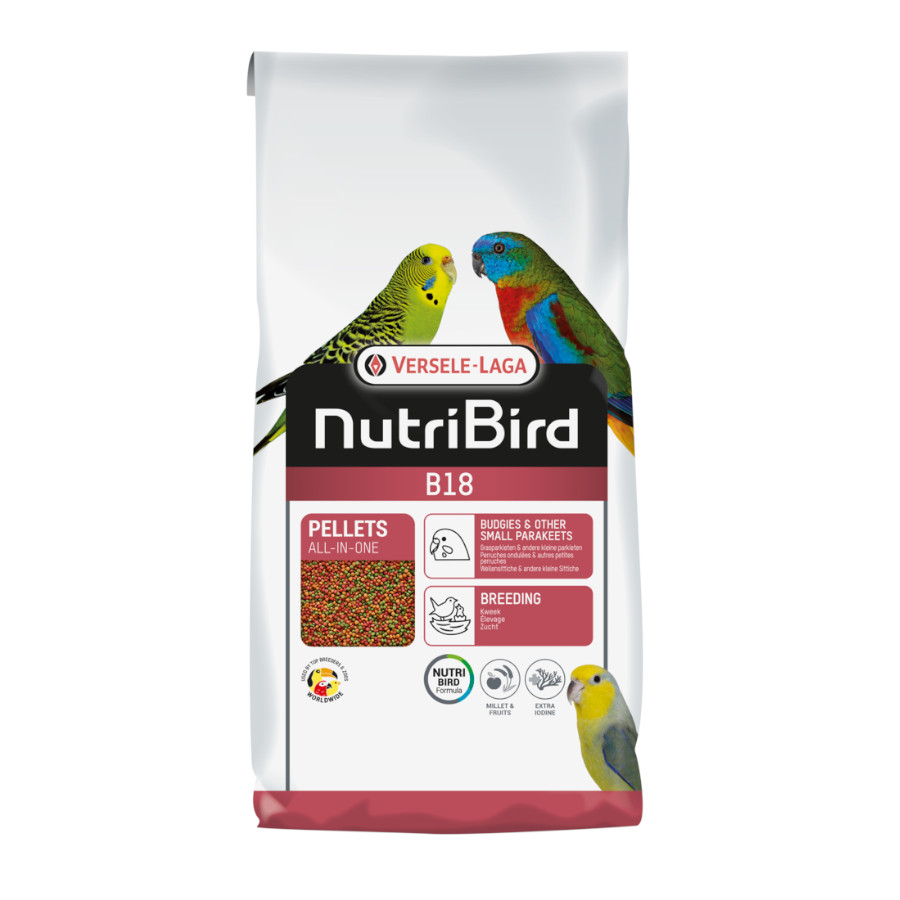 Nutribird B18 alimento para periquitos e agapornis.