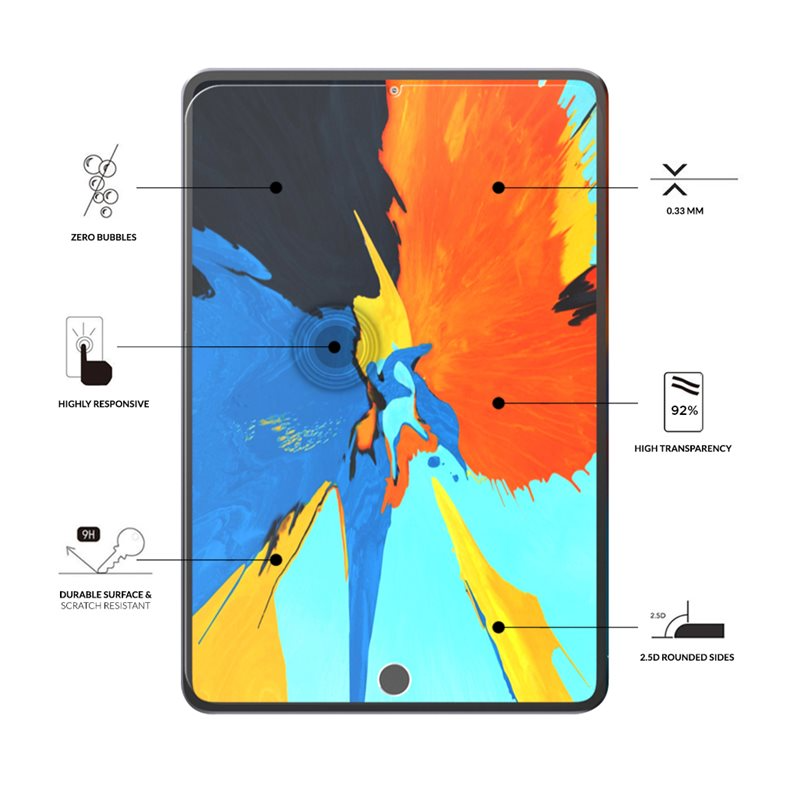 iPad Mini 7 (2024) / Mini 6 (2021) 2.5D Panzer Glas Displayschutz Case Friendly (EGSP00730)