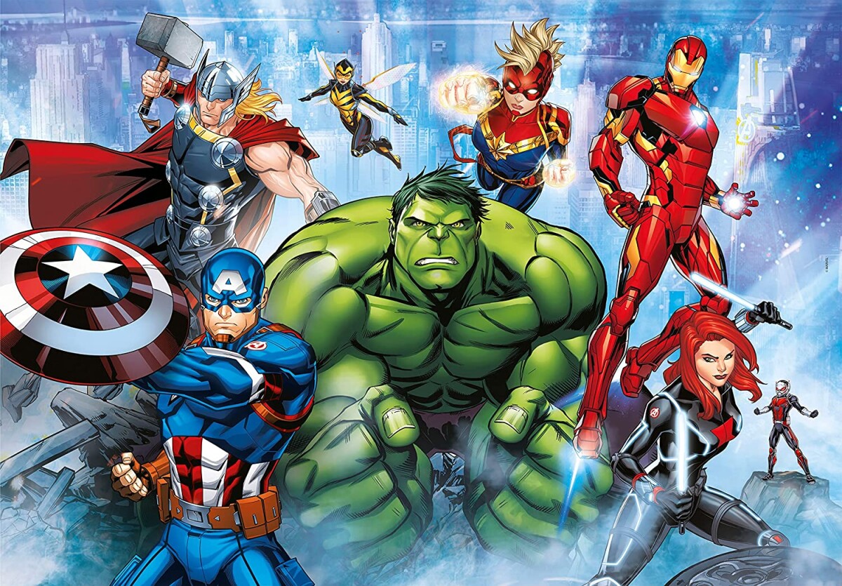Marvel Puslespil - Avengers - Super Color - Clementoni - 180 Brikker