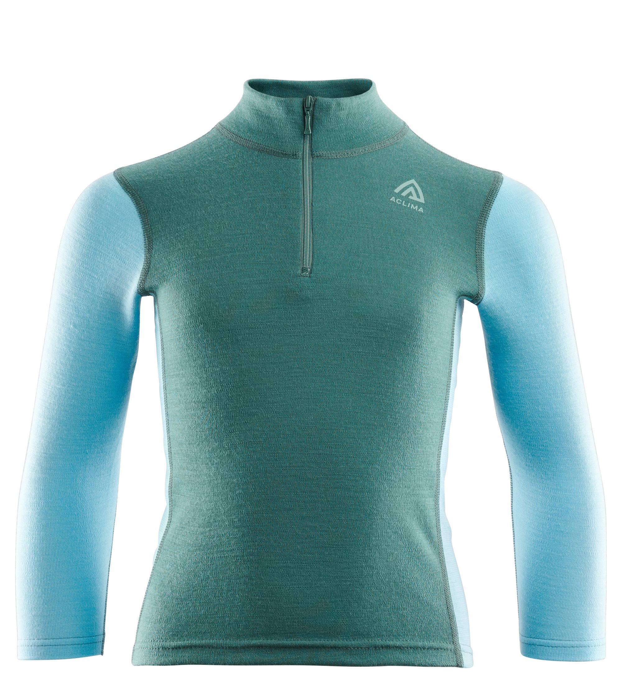 Aclima WarmWool Mockneck, Barn<br>Klassisk genser med høy hals og glidelås!