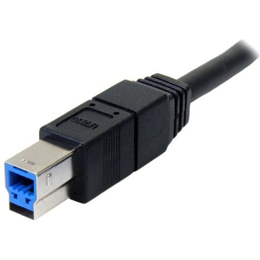 StarTech.com Câble USB 3.0 SuperSpeed 3 m - A vers B Mâle / Mâle - Noir