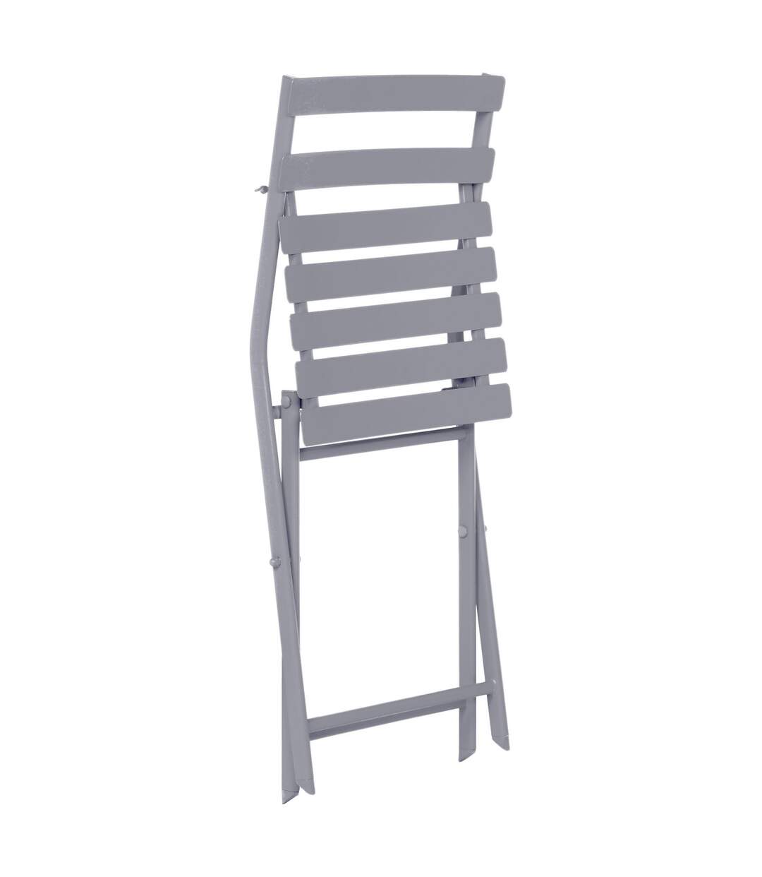 Chaise de jardin pliable en métal Greensboro - Gris quartz