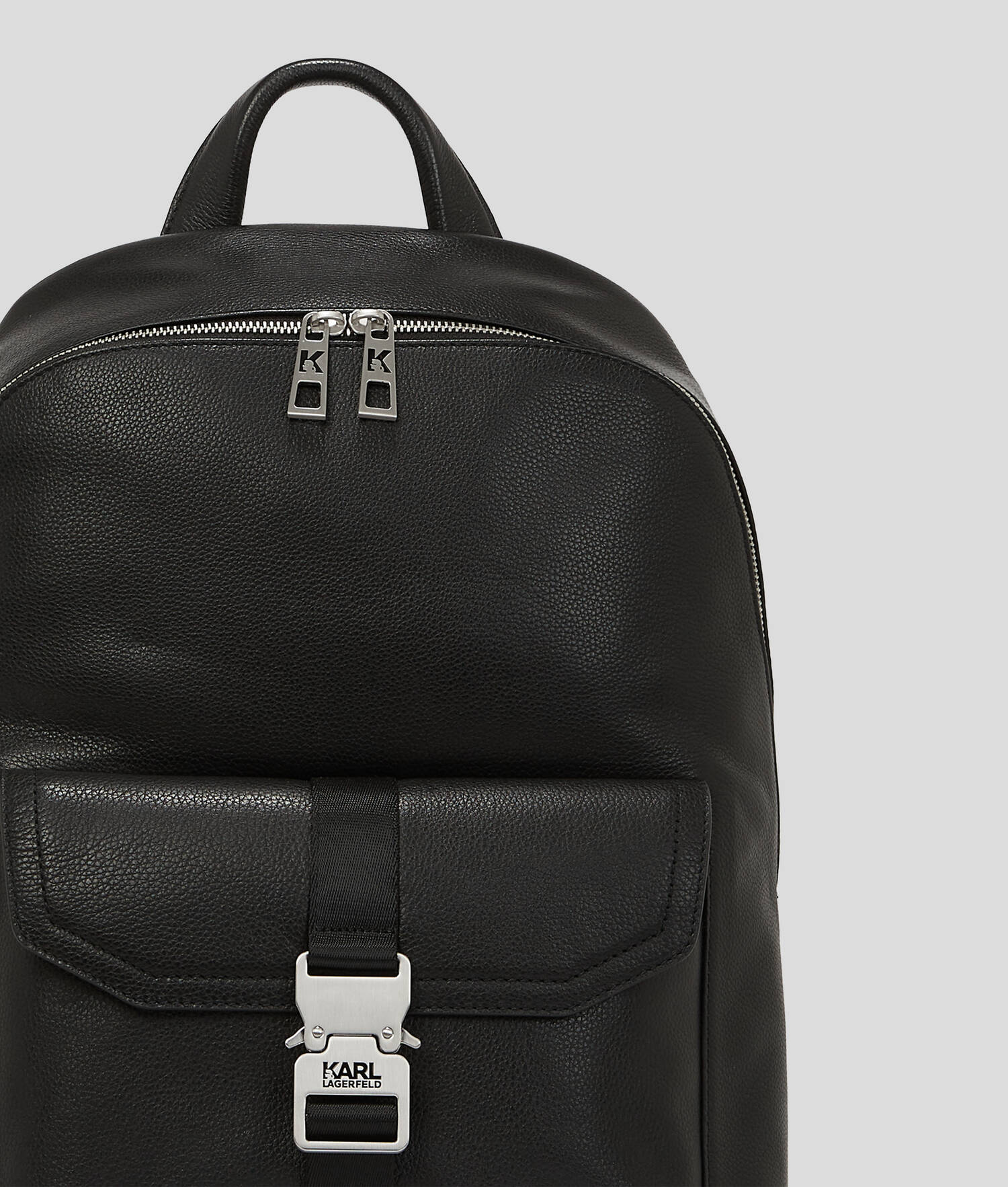 SAC À DOS EN CUIR GRAINÉ
