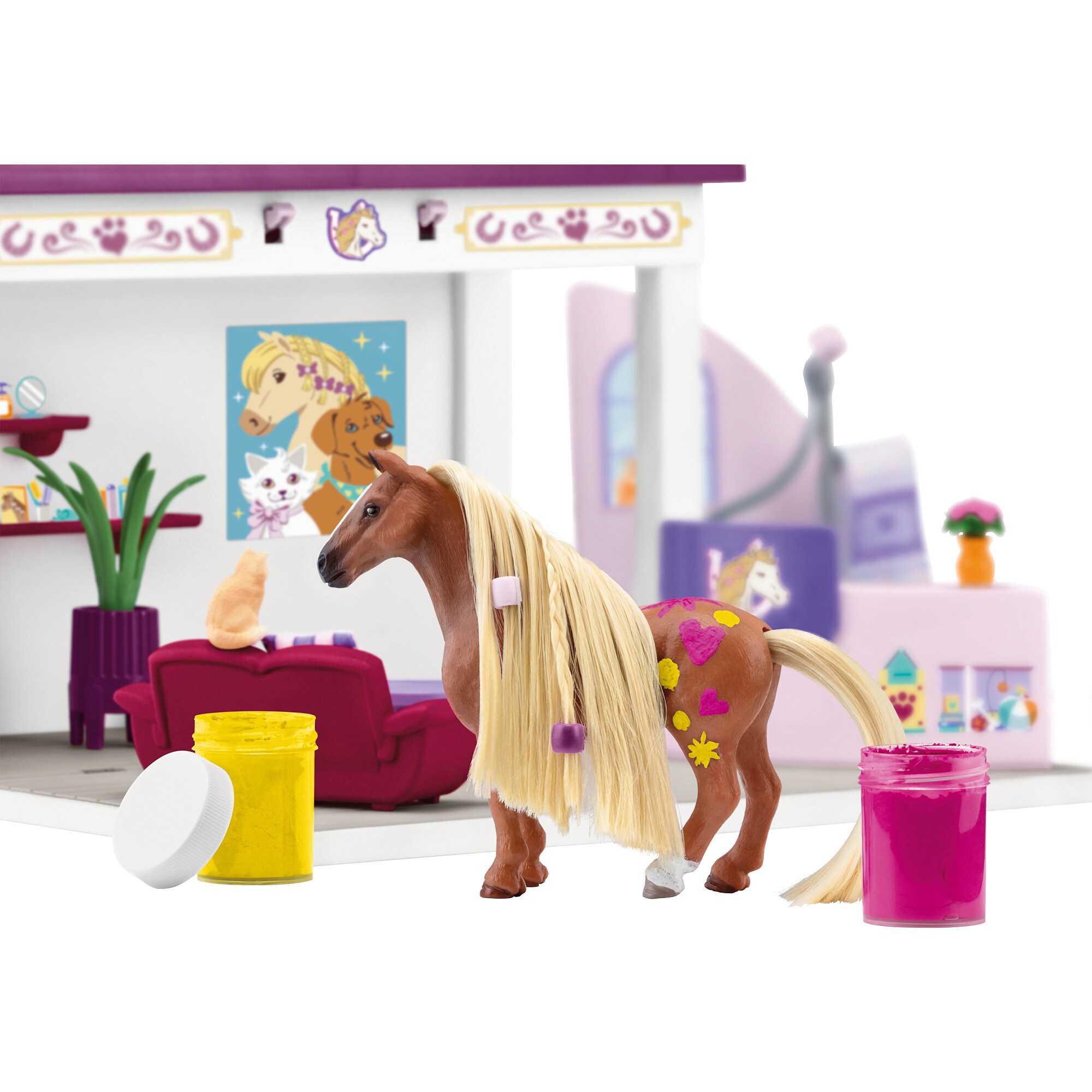 Schleich Spielgebäude Horse Club Sofia's Beauties Tier Salon