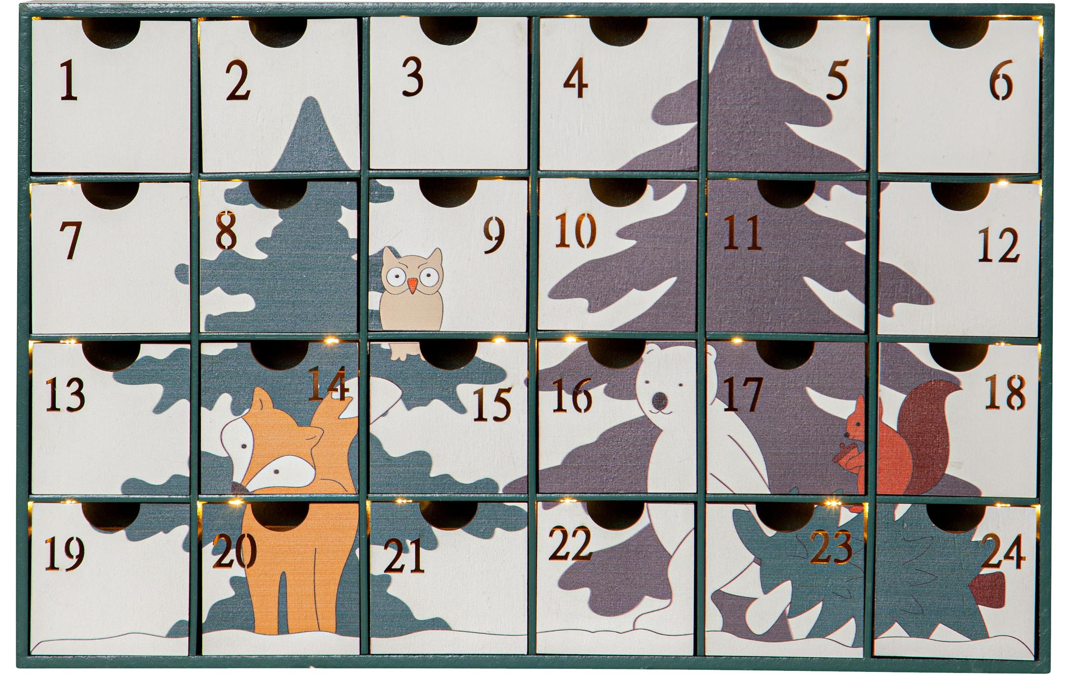 Adventskalender Forest FriendsAdventskalender- Zahlen