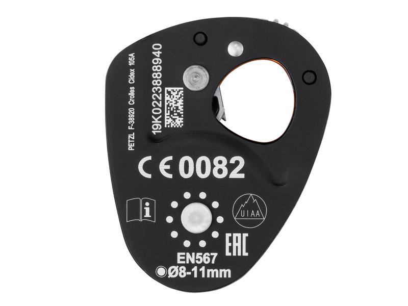 Petzl Umlenkrolle Micro Traxion Pulley Ropeclamp Leichte Umlenkrolle mit Rücklaufsperre und hohem Wirkungsgrad