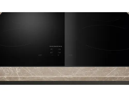 Siemens iQ100 ET61RBEA1E, Sort, Indbygget, 60 cm, Keramisk, 4 zone(s), 4 zone(s)