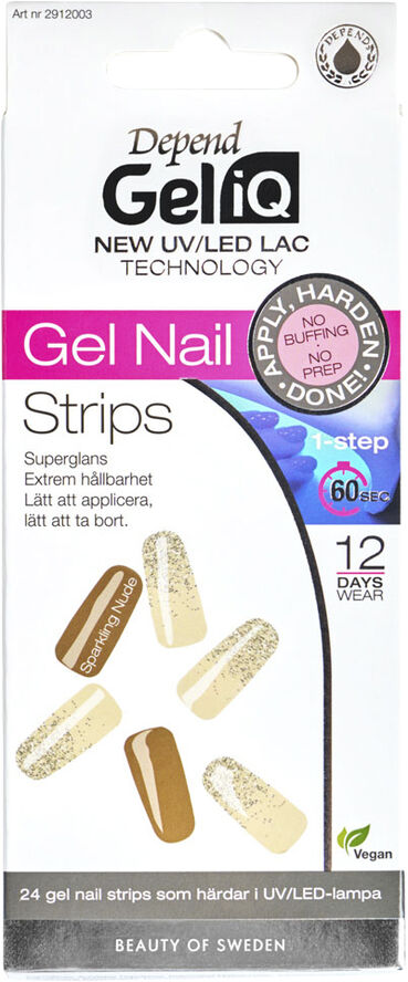 Depend Gel iQ Gel Nail Strips Semi cured n