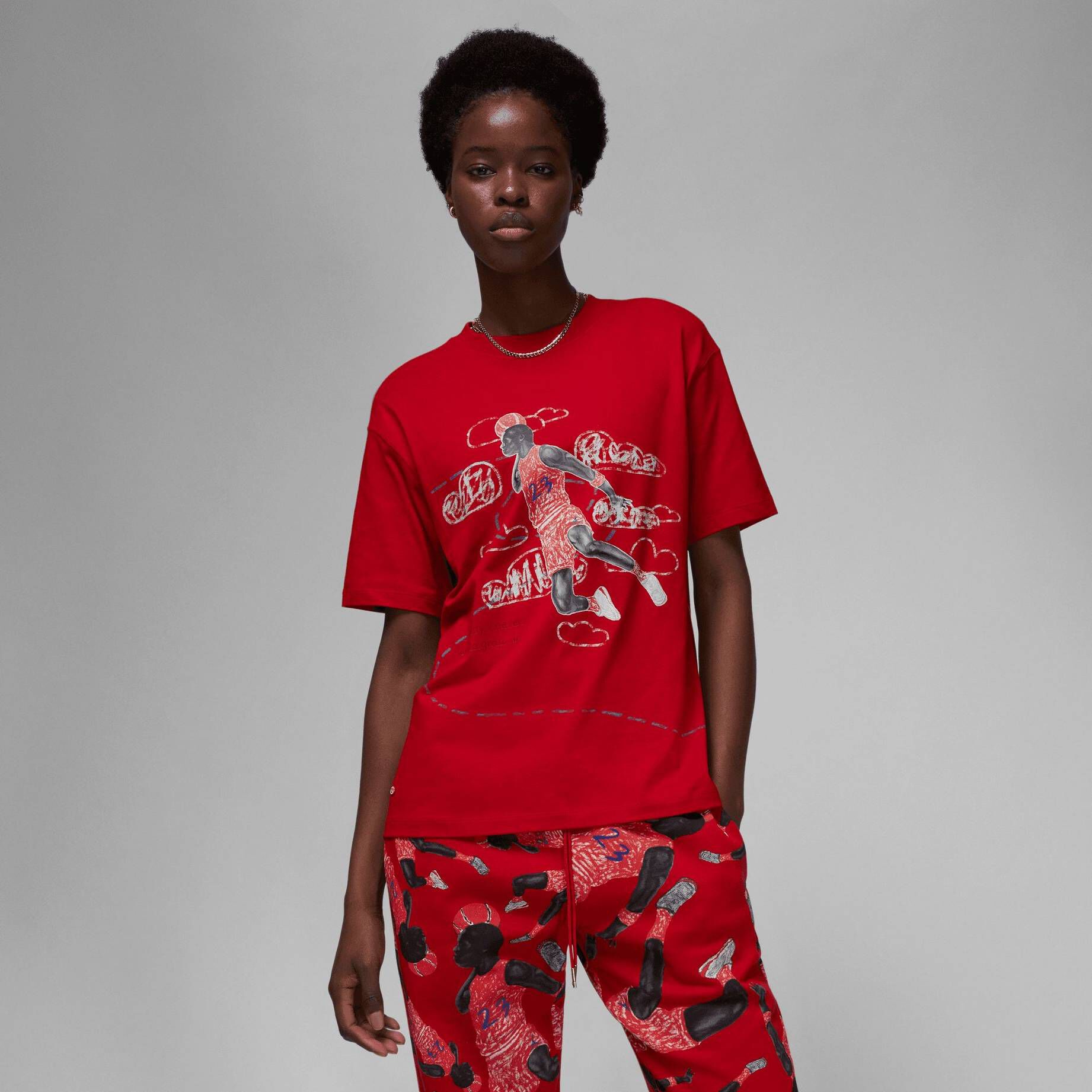 Jordan| Damen Basketballshirt JORDAN ARTIST SERIES BY PARKER DUNCAN Loose Fit