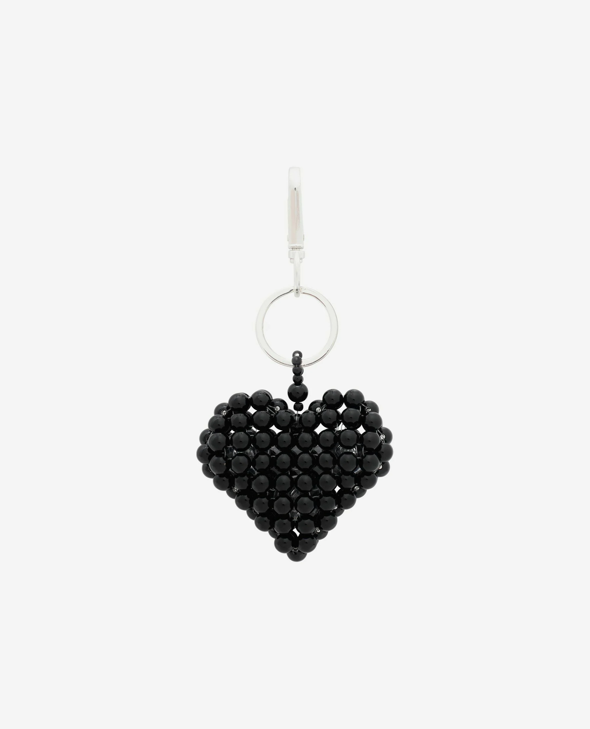 Bijou de sac cœur noir