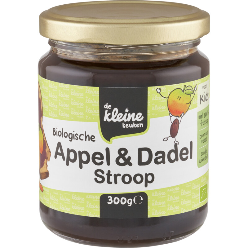 De Kleine Keuken Biologische appel & dadel stroop kids