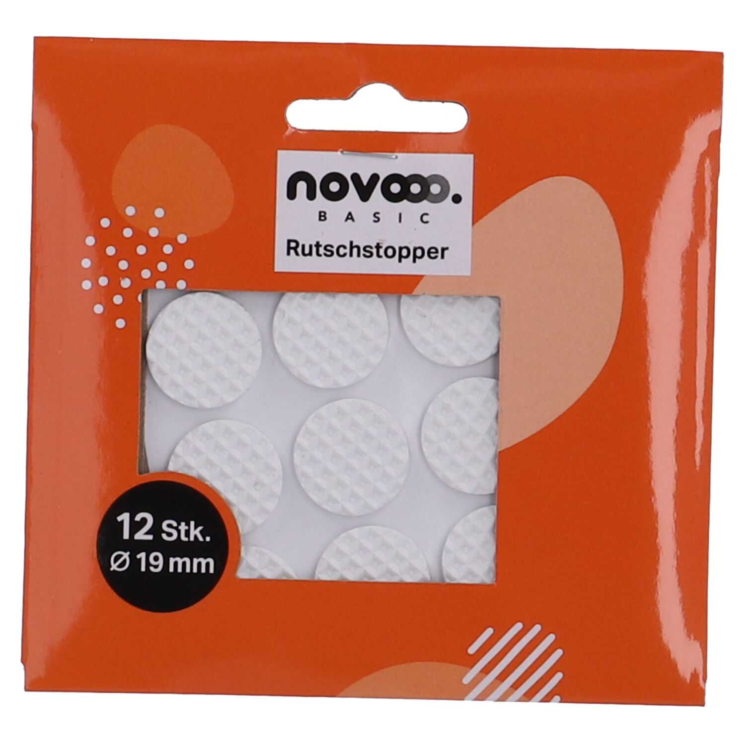 novooo Rutschstopper 12er 1,9cm weiß