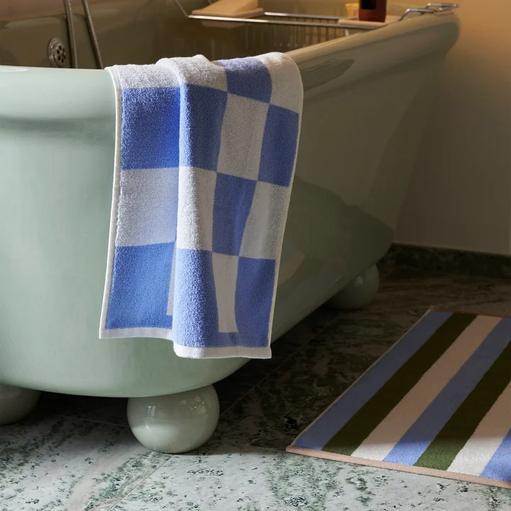 HAY - Check Badematte, 50 x 90 cm, cappuccino