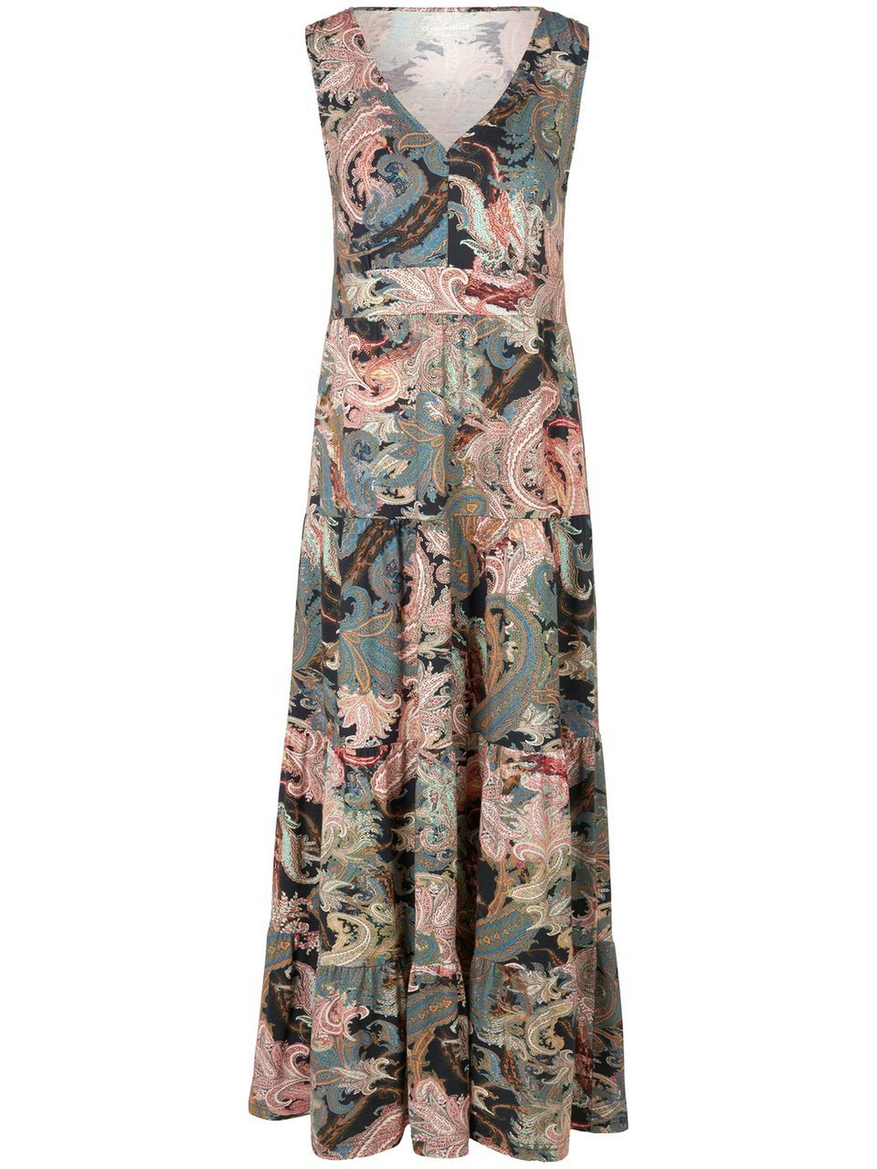 Langes Jerseykleid
