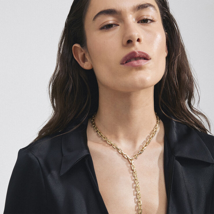 Pilgrim FEEL recycled necklace gold-plated Guld