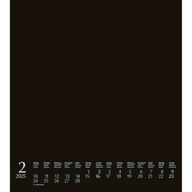 Kalender zum Selbstgestalten - 2025
