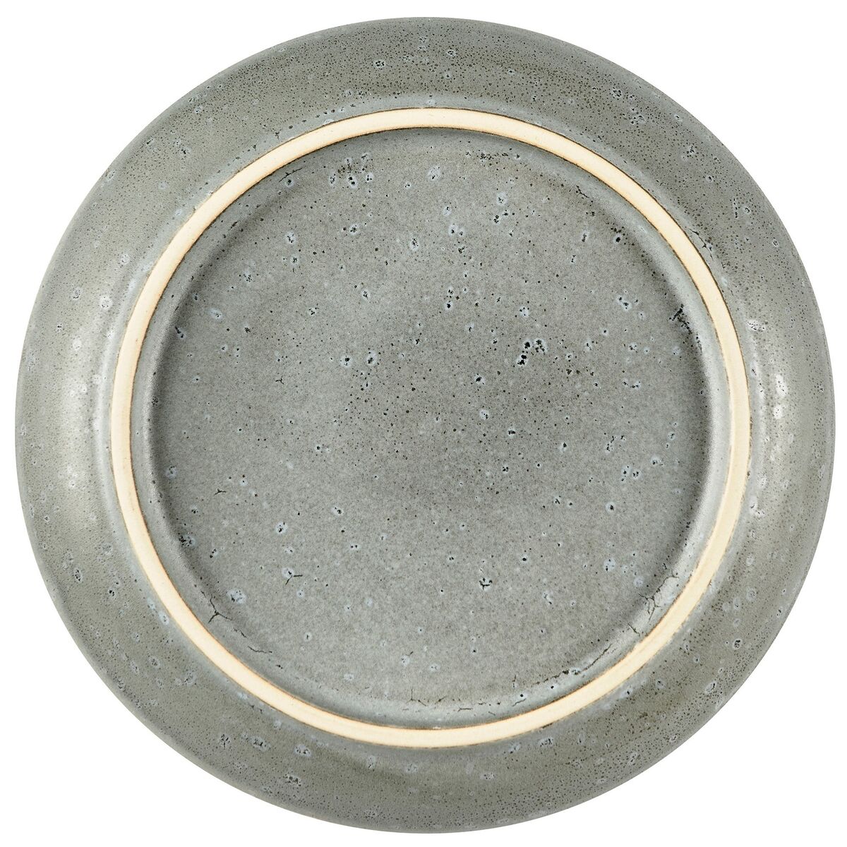 Gastro tallerken 17 cm, grå/kremhvit