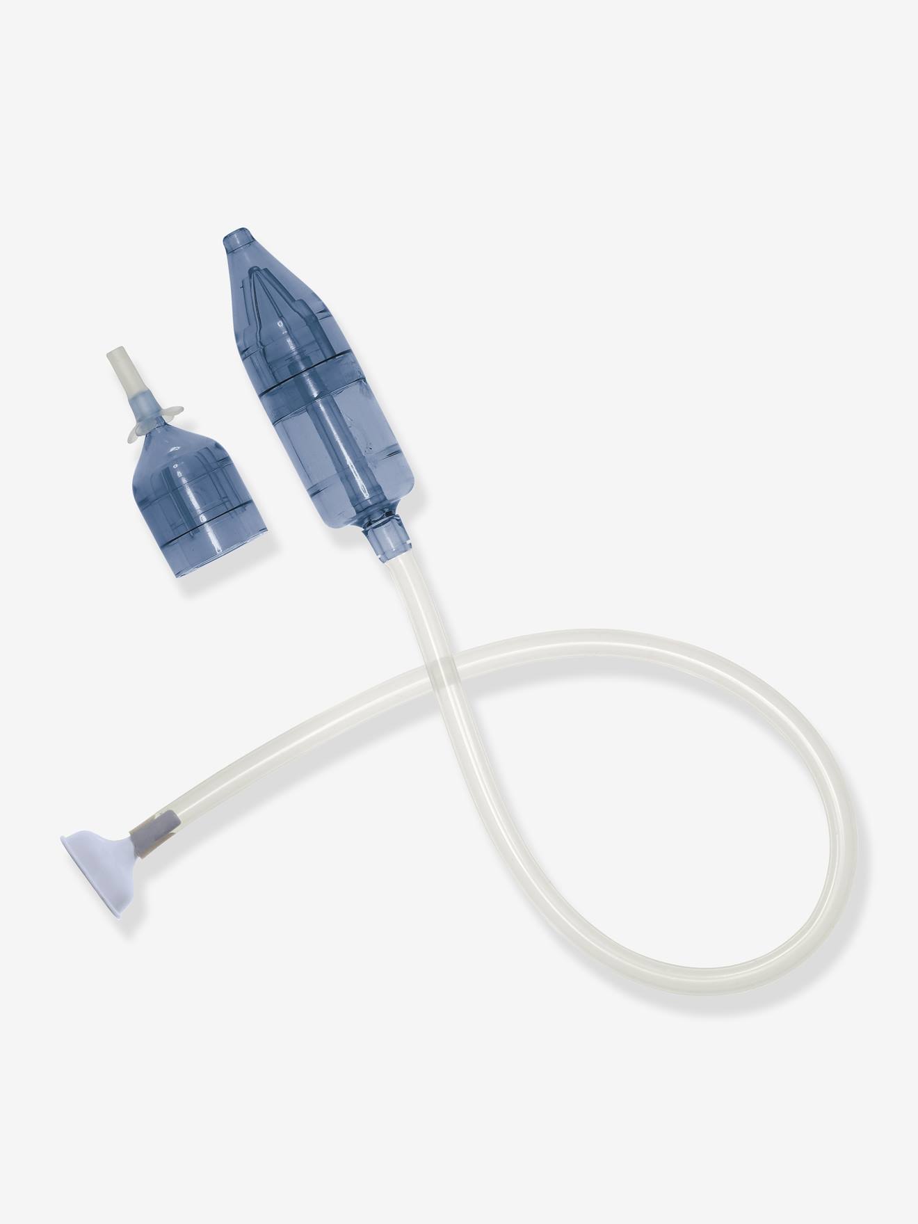 Aspirador nasal manual BEABA Minidoo, cor azul claro lisa.