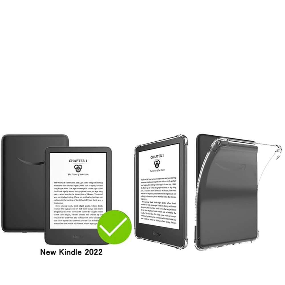 Amazon Kindle (11. Gen) 2024 Gummi Case Hülle Air Cushion Fallschutz - Transparent
