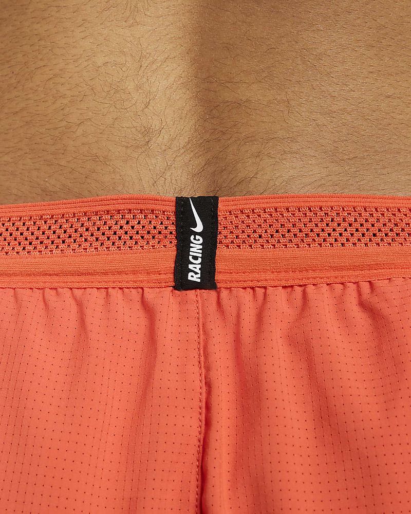 Short de running Nike Aeroswift Orange pour homme