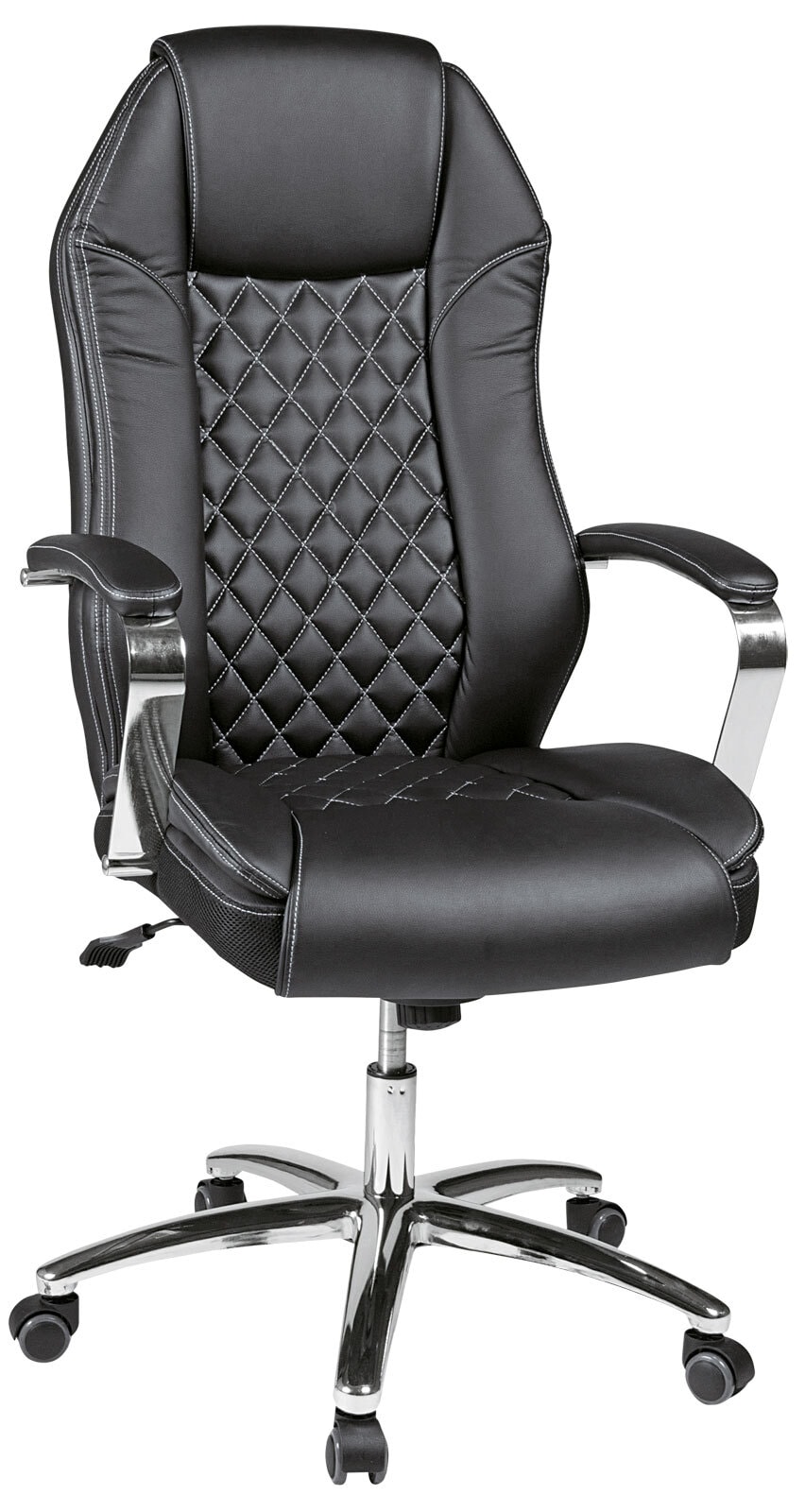 vito Chefsessel CURVER Lederlook Schwarz