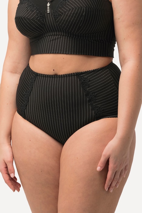 Shaping-Maxislip, Nadelstreifen, High Waist