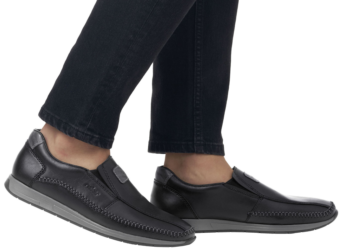Rieker Slipper aus Nappaleder