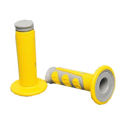 Poignées de guidon Progrip MX 793 Universel - Gris / Jaune