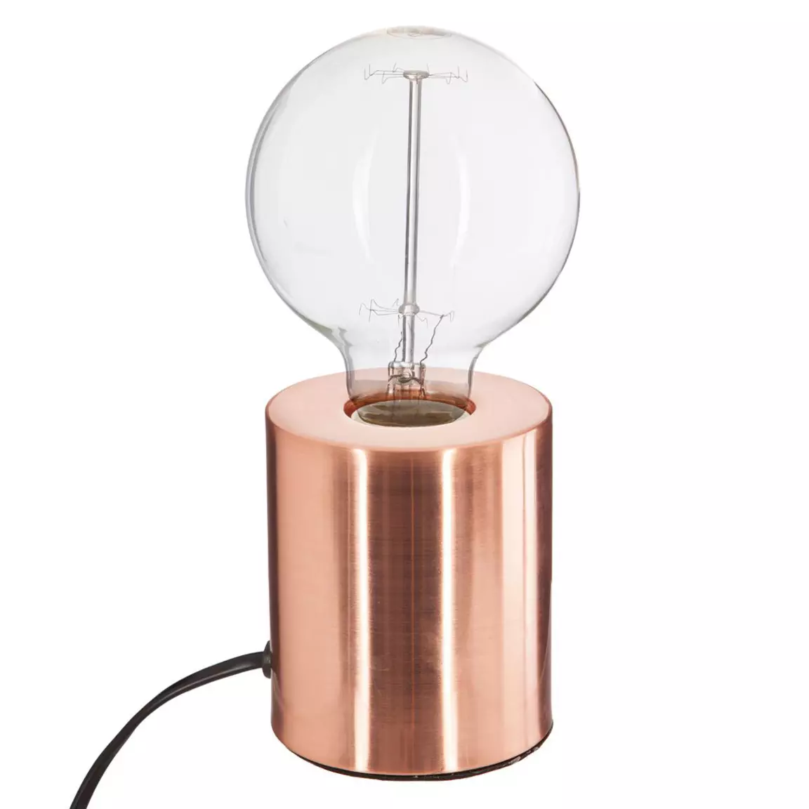 Lampe à poser méral (H10,5 cm) Tube Cuivre