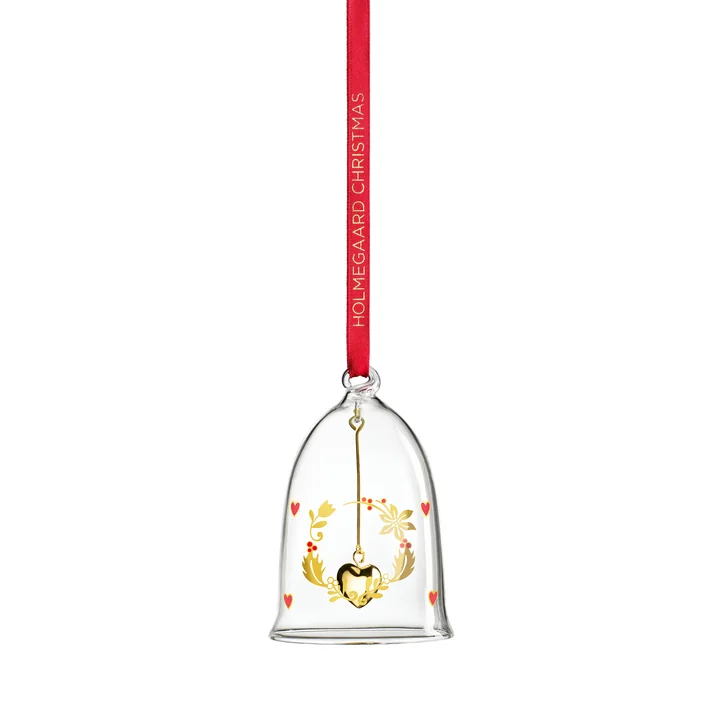 Holmegaard - Weihnachtsglocke 2023 Ann-Sofi Romme, H 8 cm, klar