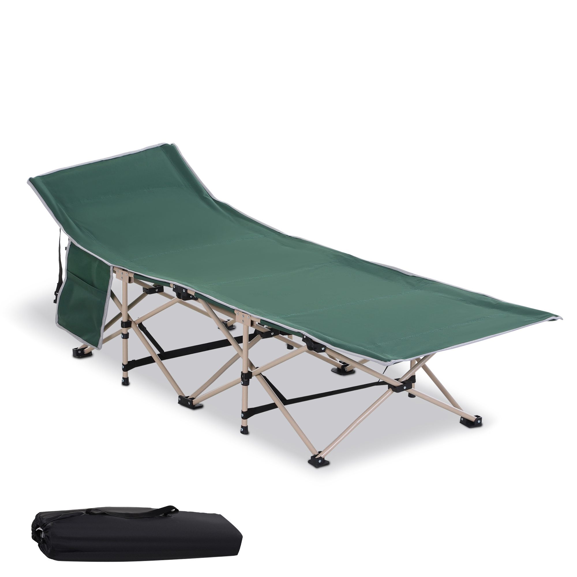 Outsunny Feldbett mit Aufbewahrungstasche 190 x 68 x 52 cm (LxBXH)