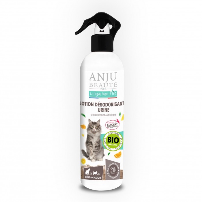Lotion désodorisante urine chat  & chaton
