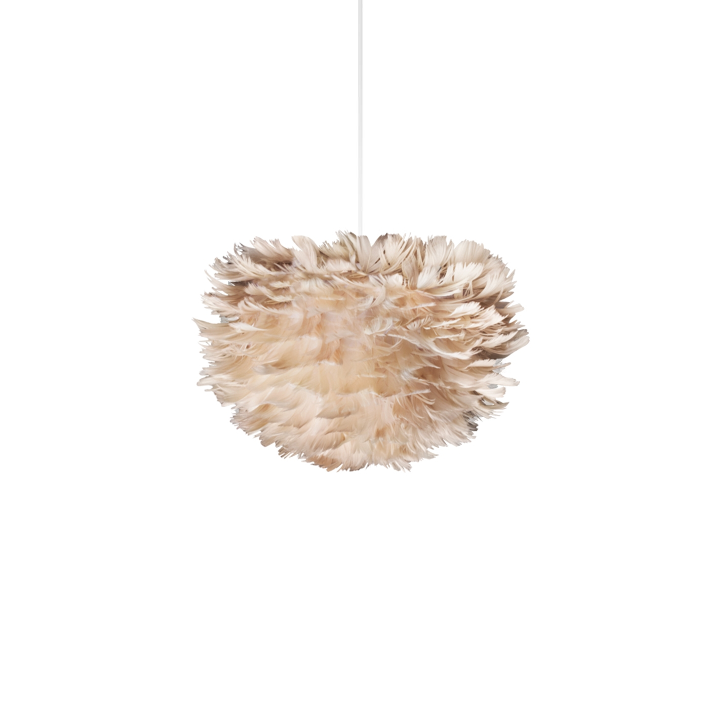 Hanglamp EOS Mini Ø35cm + koordset wit Lichtbruin