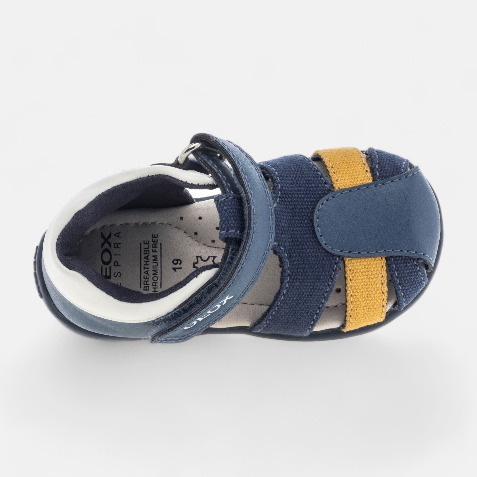 Nu-pieds Bébé garçon bleu